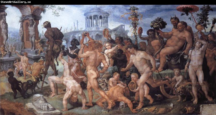 Maerten van heemskerck Triumph of Bacchus